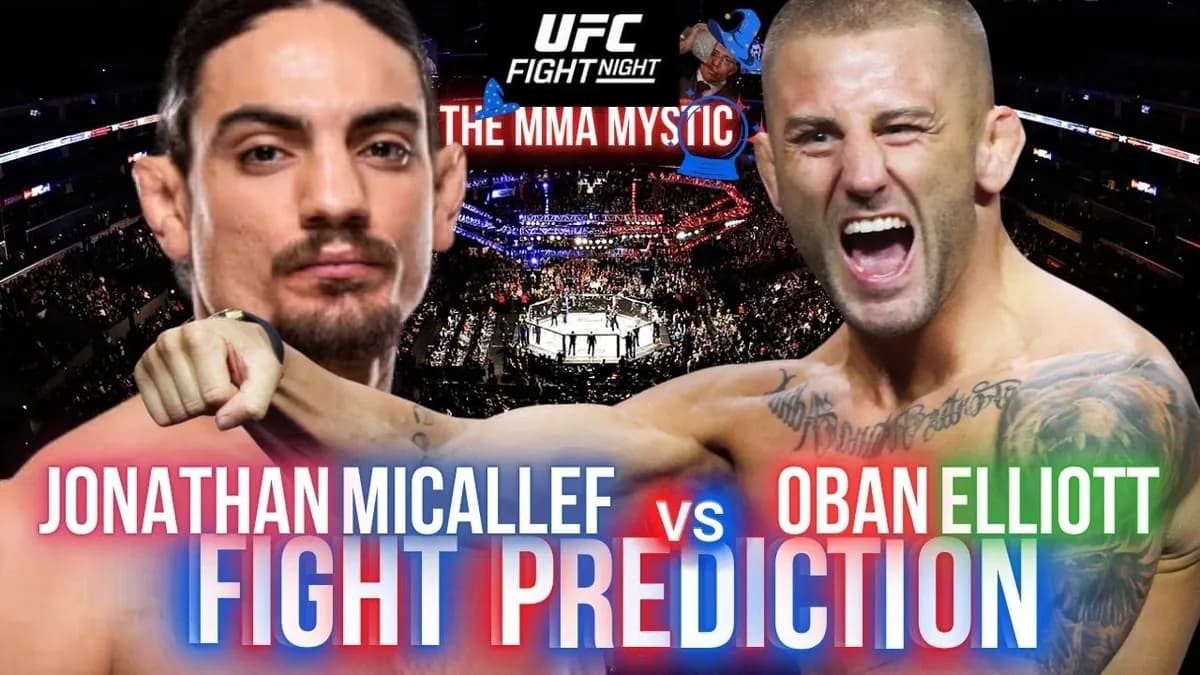 UFC Perth : Oban Elliott Forfait Contre Jonathan Micallef – Un Combat Prometteur Reporté à Cause d’une Maladie