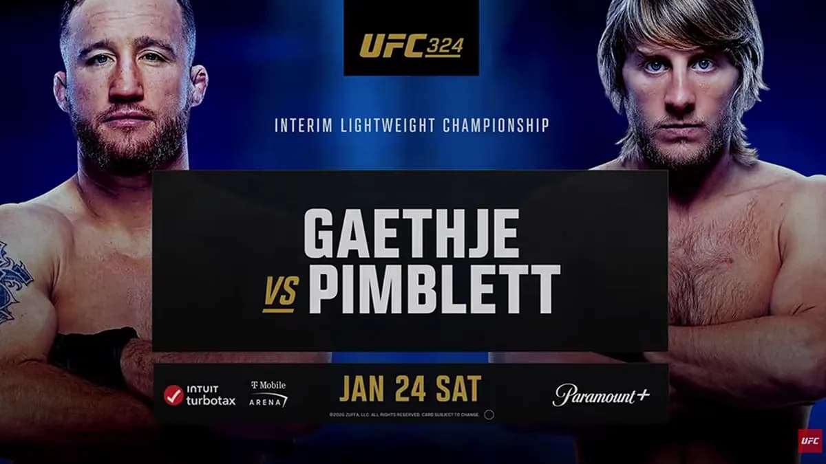 UFC 324 : Le coup d'envoi de la saison 2026 en direct sur Paramount+