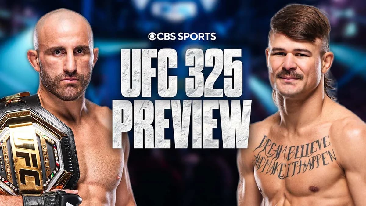 UFC 325 en direct : Volkanovski vs Lopes, ne manquez rien sur Paramount+
