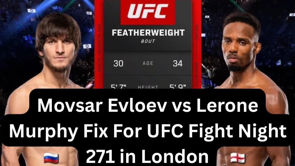 Evloev vs Murphy : Un duel explosif à l'UFC London