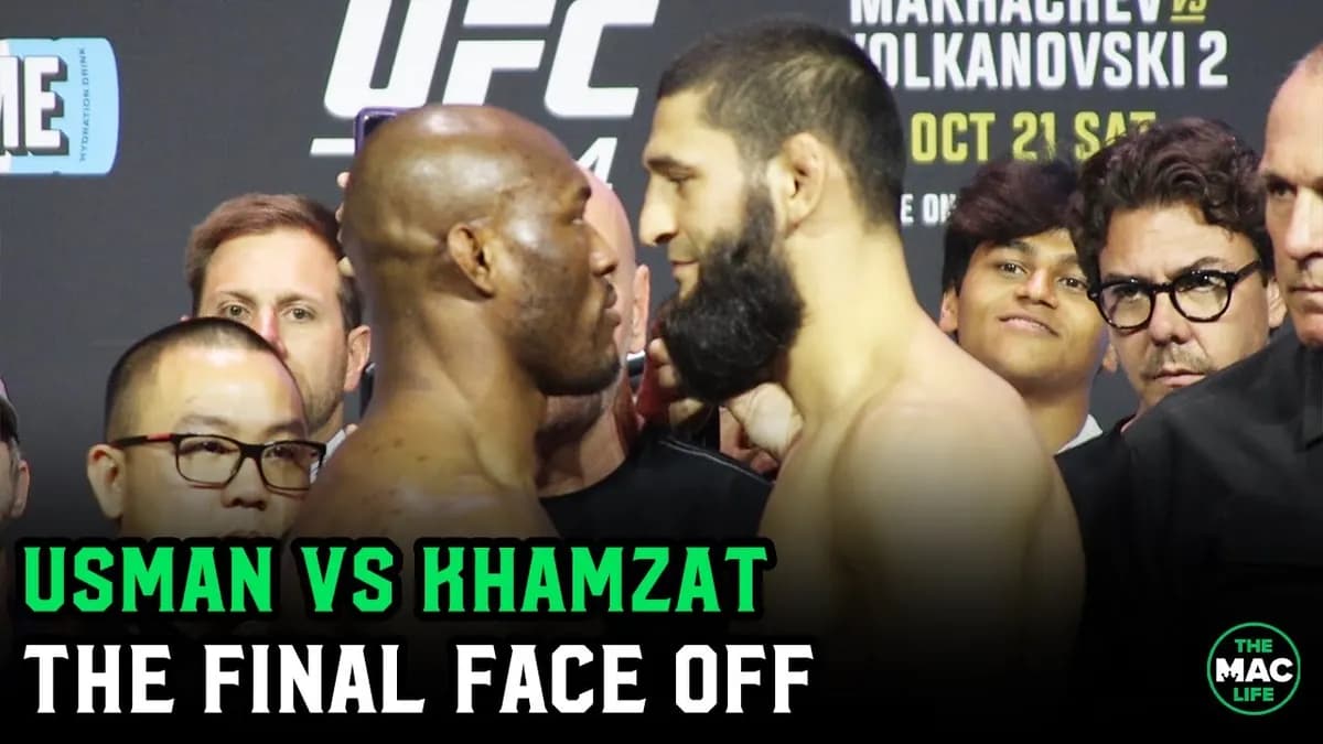 Khamzat Chimaev : Kamaru Usman décrypte la stratégie du "Poatan"