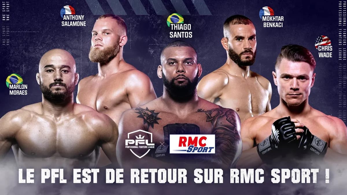 PFL : RMC Sport diffuse en exclusivité les événements de MMA