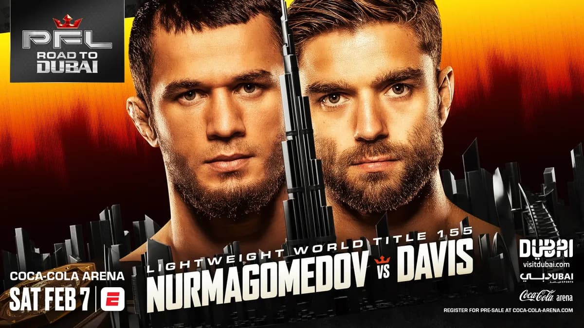 PFL Dubai: Nurmagomedov vs Davis - Résultats en direct dès 15h