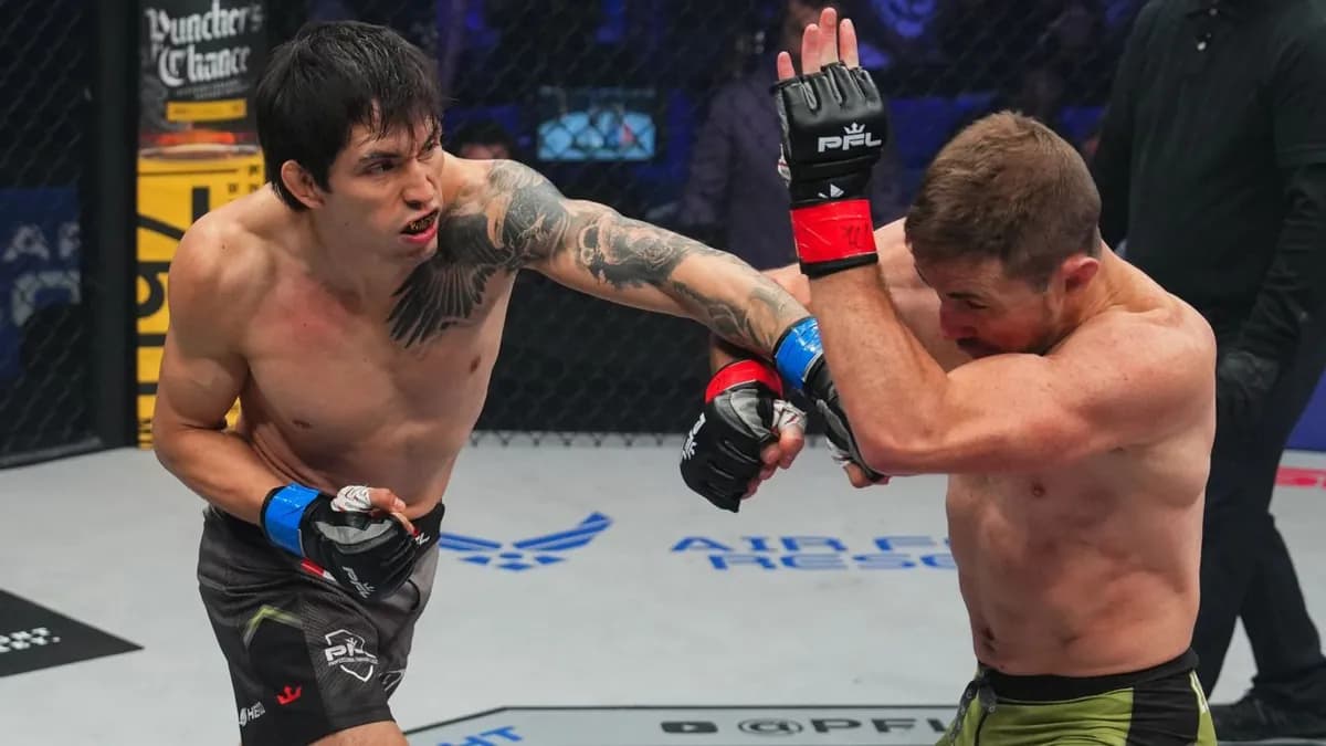 PFL Dubai : Isbulaev écrase Pinedo avec des coudes croisés mortels (VIDÉO)