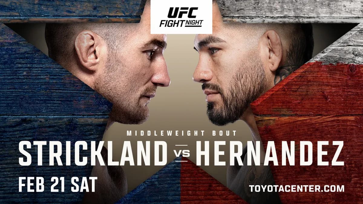 UFC Fight Night : Strickland vs Hernandez en direct sur RMC Sport ce soir !