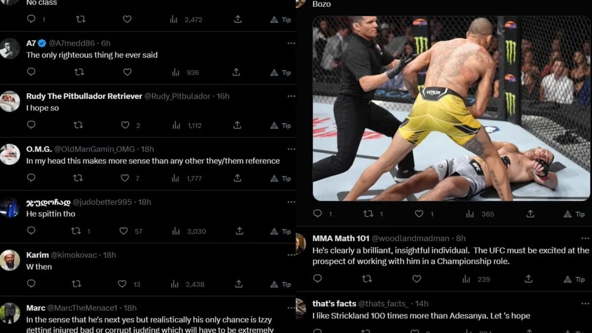 Sean Strickland : McGregor et les pros réagissent à son KO à Houston