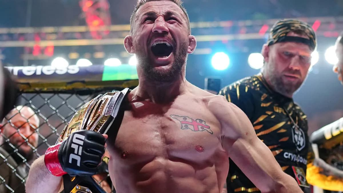 Merab Dvalishvili : du wrestling au MMA, l'ex-champion UFC signe avec la RAF