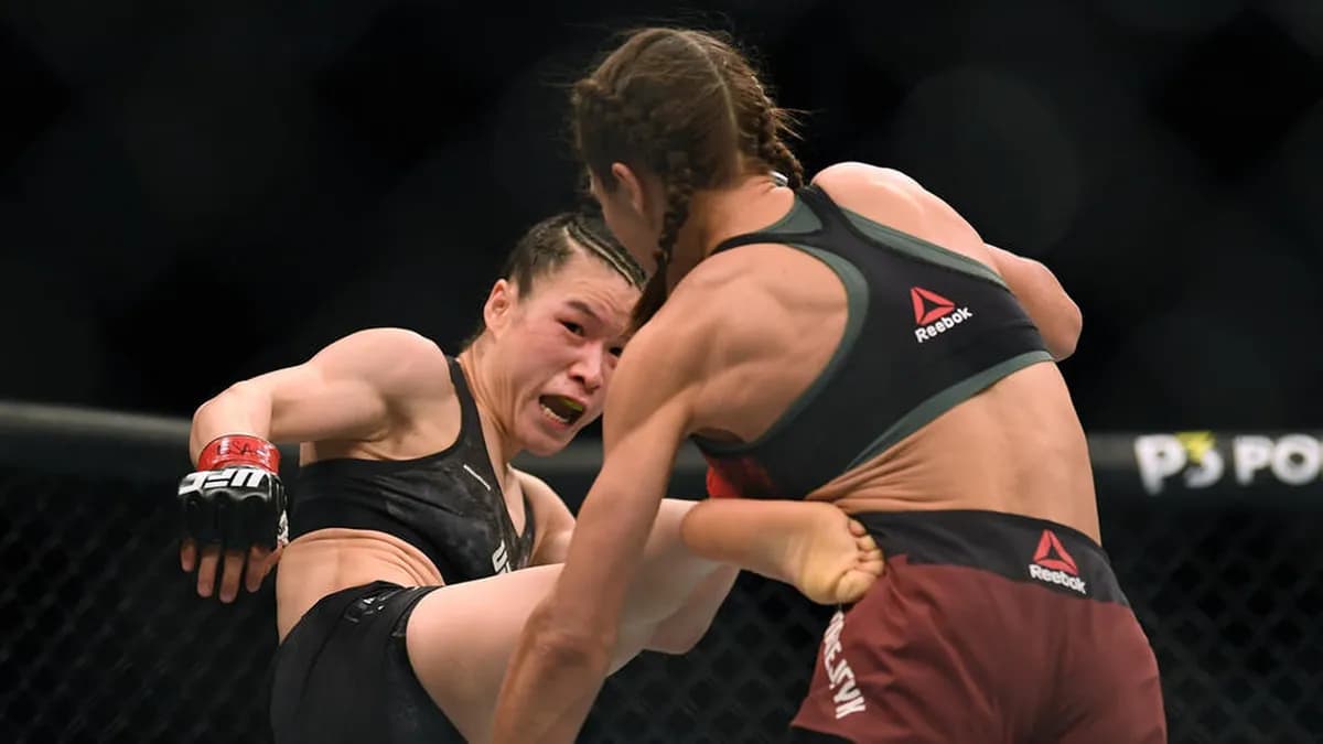 Un Combat Légendaire : Zhang vs Jedrzejczyk entre au Temple de la Renommée de l'UFC
