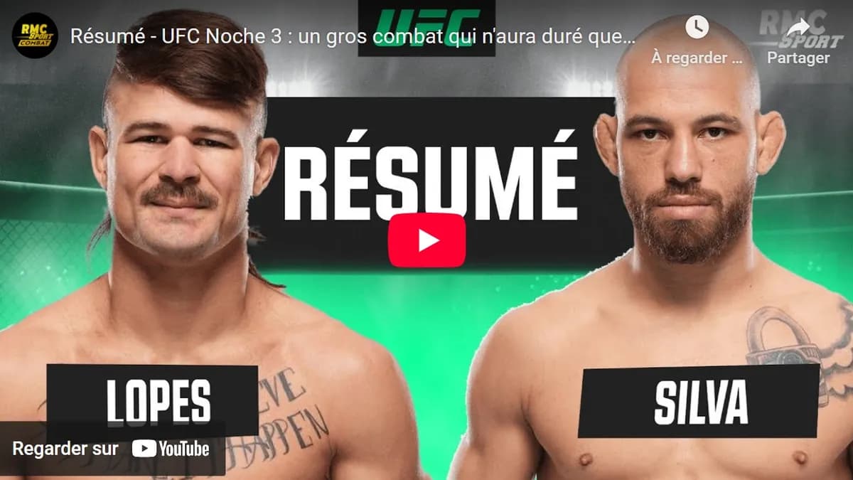 Noche UFC : Résultats des pesées, tensions et rebondissements avant le choc Lopes vs. Silva