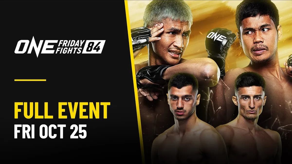 Comment regarder ONE Friday Fights 146 en direct le 13 mars : horaires et diffuseurs par pays
