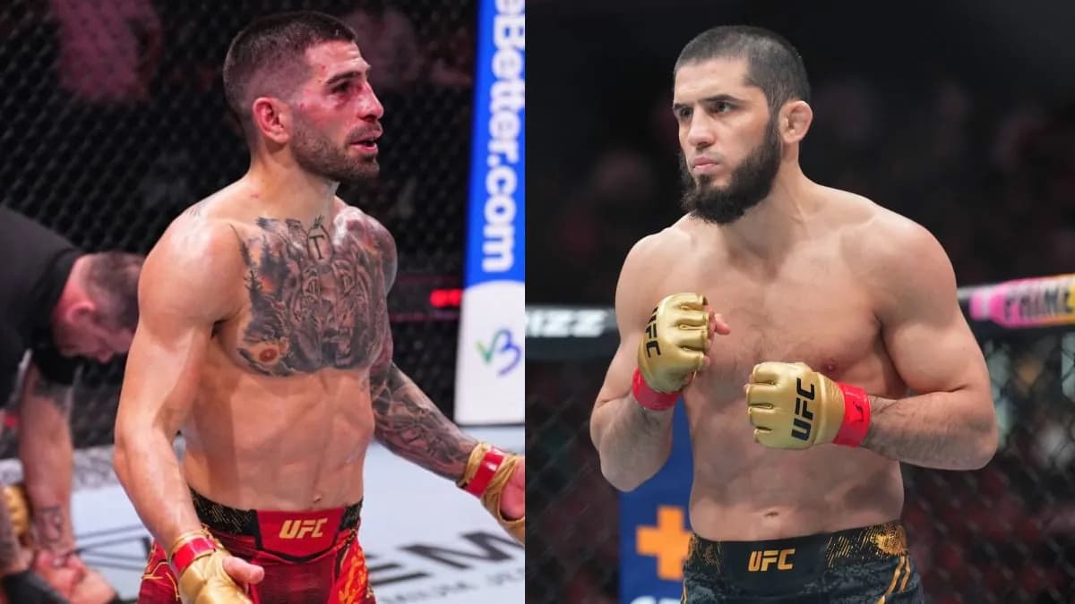Islam Makhachev répond aux accusations d'évitement d'Ilia Topuria : "Un jour, on le fera gratuitement"