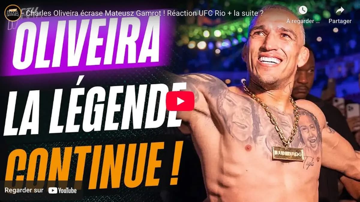 Charles Oliveira : Le Retour Triomphal dans le Classement Pound-for-Pound de l'UFC