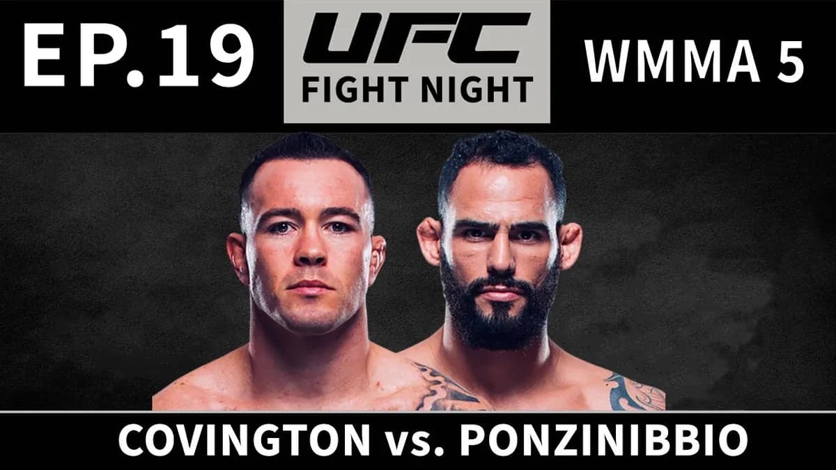 Ponzinibbio vs. Covington : Un Combat qui Dépasse le Cadre de l'Octogone