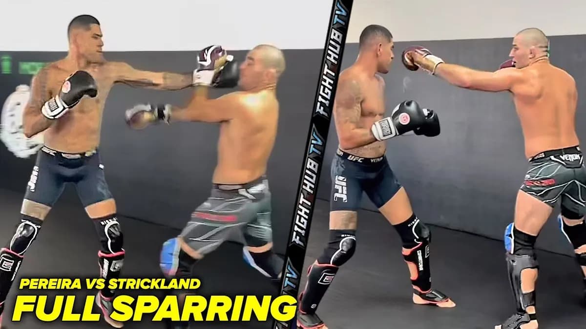 Alex "Poatan" Pereira et Sean Strickland : Quand le sparring révèle l'intensité d'une rivalité transformée en respect