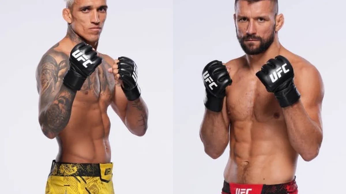 UFC Rio : Oliveira vs. Gamrot, un choc explosif pour le grand retour de l'UFC au Brésil