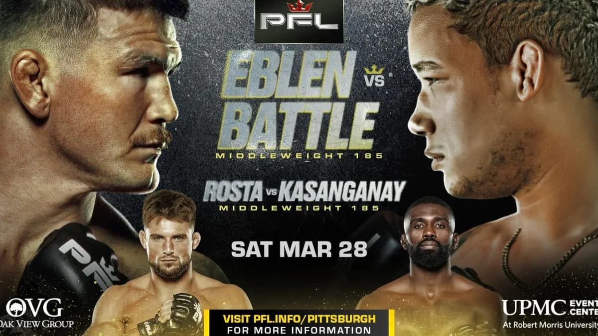 PFL Pittsburgh : Eblen vs. Battle, un choc de générations sous les projecteurs