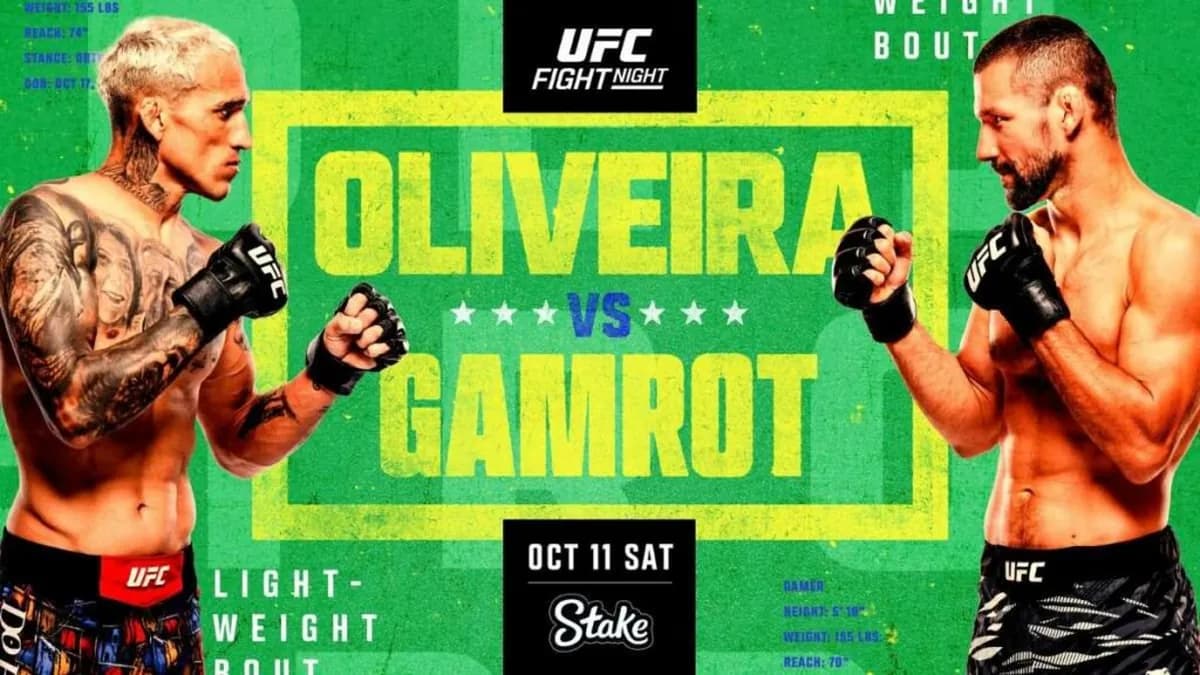 UFC Rio : Oliveira vs. Gamrot – Un Choc Tactique et l’Affrontement des Styles