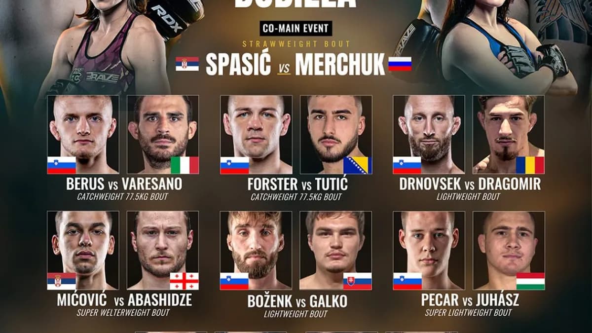 BRAVE CF : Dailidko vs Frlic, un choc de titans pour la ceinture des poids lourds à Ljubljana