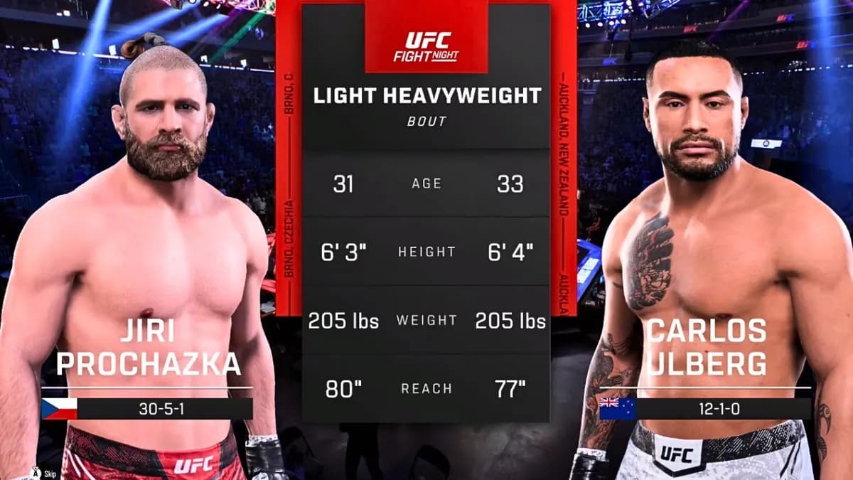 Duel des extrêmes : Prochazka et Ulberg s’affrontent au cœur de l’UFC pour le titre vacant des mi-lourds