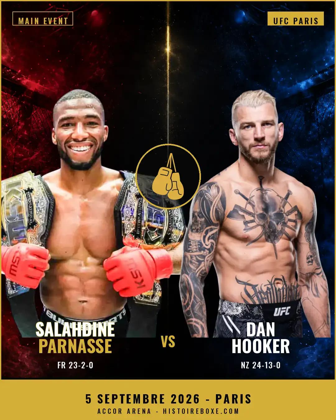 Lion of Atlas : Parnasse écrase Hooker en 2 min 30 à l'UFC Paris Lion of Atlas : Parnasse écrase Hooker en 2 min 30 à l'UFC Paris