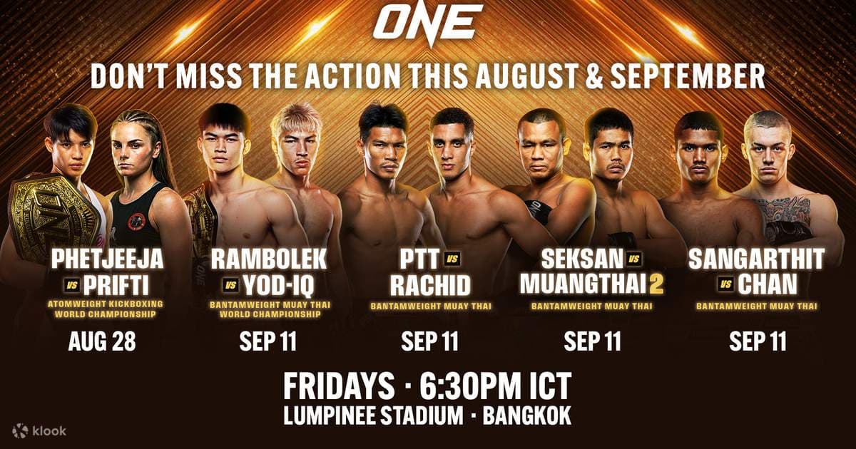 ONE Championship : Le 28 août 2026, Muay Thai et MMA déchaînent Bangkok avec une double affiche historique ! ONE Championship : Le 28 août 2026, Muay Thai et MMA déchaînent Bangkok avec une double affiche historique !