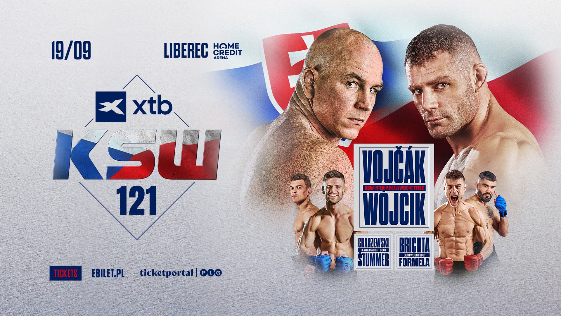 XTB KSW 121 : Štefan Vojčák vs Marcin Wójcik, un titre en jeu à Liberec ! XTB KSW 121 : Štefan Vojčák vs Marcin Wójcik, un titre en jeu à Liberec !