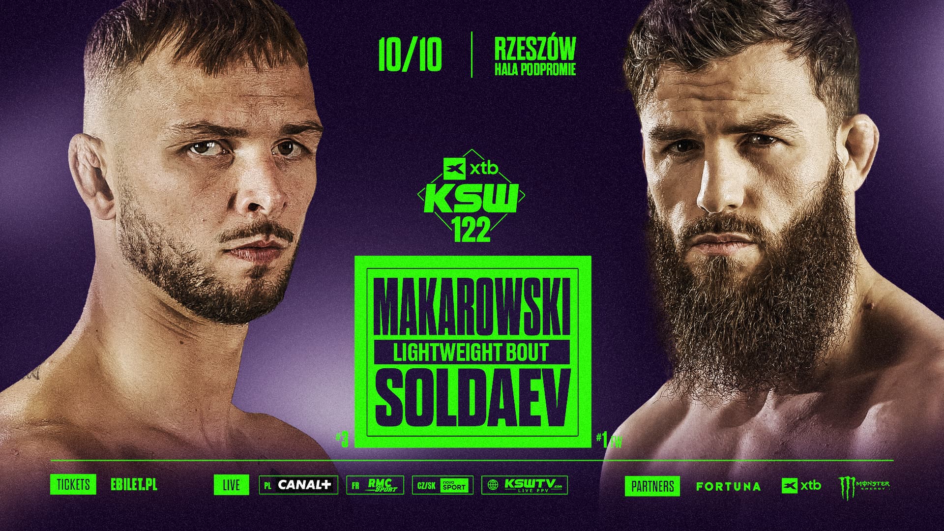 KSW 122 : Makarowski vs Soldaev, qui sortira vainqueur du choc explosif ? KSW 122 : Makarowski vs Soldaev, qui sortira vainqueur du choc explosif ?