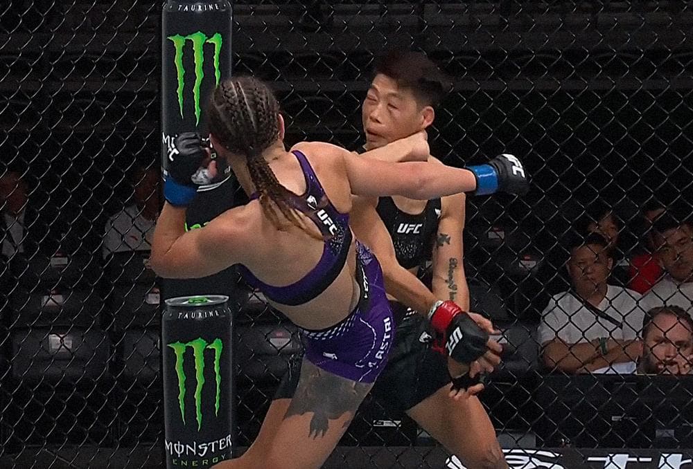 Polastri frappe fort : KO éclairant face à Xiong Jingnan à l'UFC Shanghai 2026 Polastri frappe fort : KO éclairant face à Xiong Jingnan à l'UFC Shanghai 2026