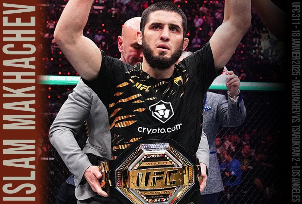 Islam Makhachev : 34 ans, 17 victoires d'affilée, prêt pour son prochain combat en 2024 ! Islam Makhachev : 34 ans, 17 victoires d'affilée, prêt pour son prochain combat en 2024 !
