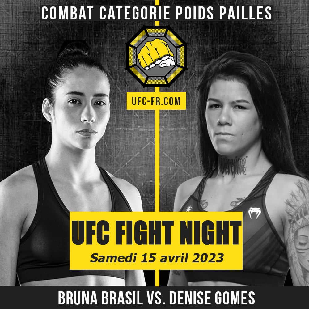 Denise Gomes vs Xiaonan : Le duel qui pourrait écrire l'histoire du UFC Brésil Denise Gomes vs Xiaonan : Le duel qui pourrait écrire l'histoire du UFC Brésil