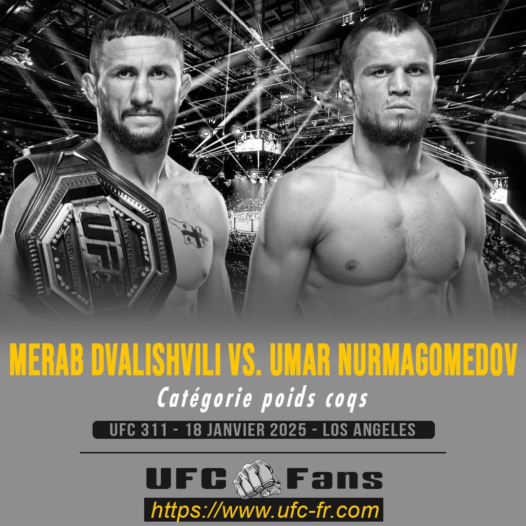 Umar Nurmagomedov vs Merab Dvalishvili : "Disrespect Merab" enflamme la guerre des titres en MMA Umar Nurmagomedov vs Merab Dvalishvili : "Disrespect Merab" enflamme la guerre des titres en MMA