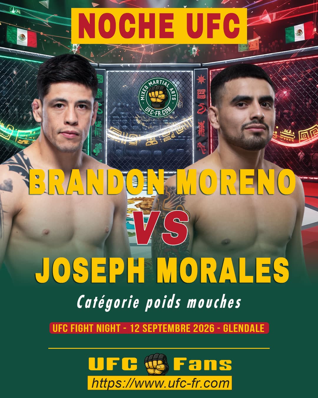 Moreno fait son retour triomphal en UFC à Noche UFC : Morales dans la ligne de mire Moreno fait son retour triomphal en UFC à Noche UFC : Morales dans la ligne de mire