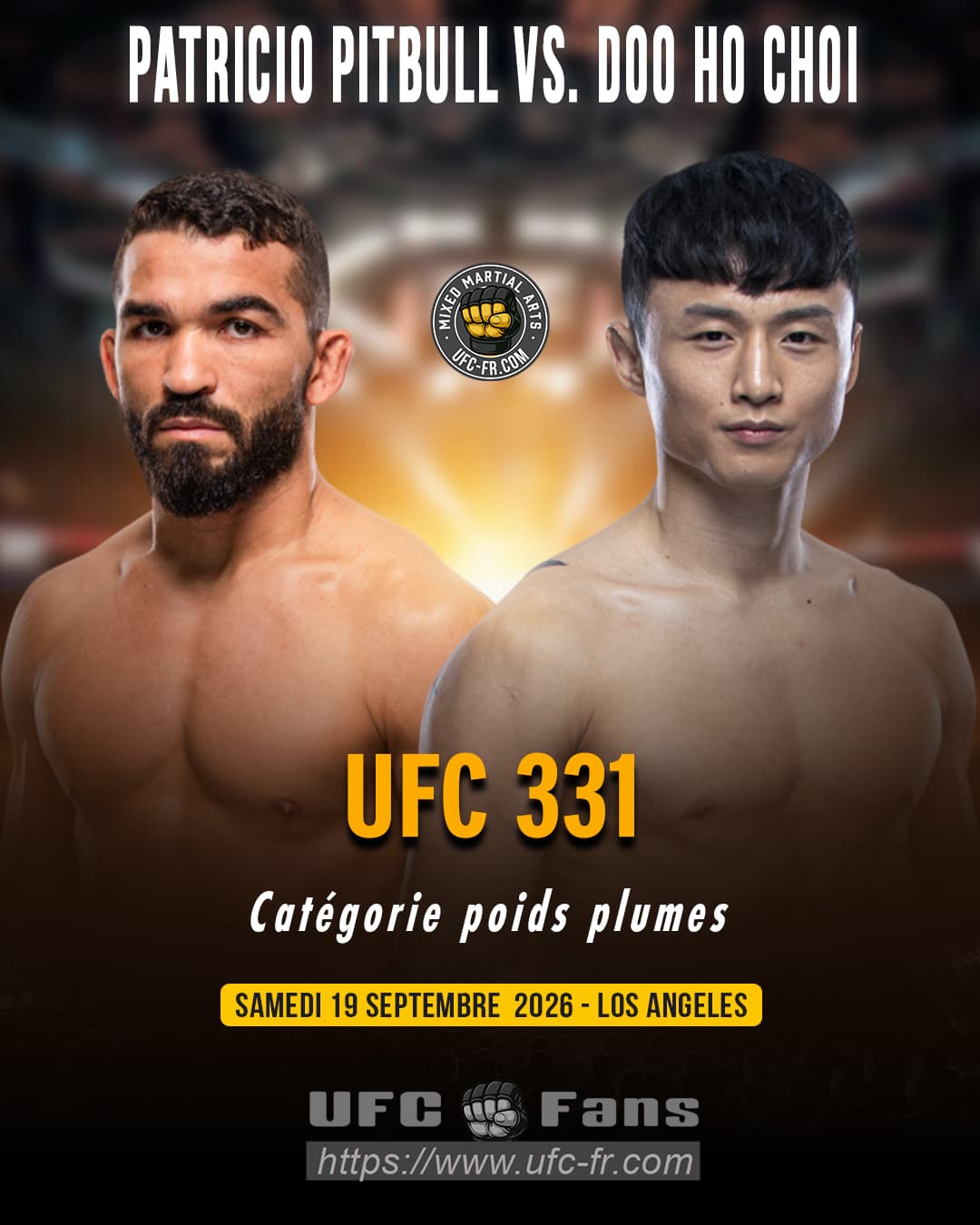 Pitbull fait son retour au UFC à 38 ans : un combat contre Choi pour écrire une nouvelle page de sa légende Pitbull fait son retour au UFC à 38 ans : un combat contre Choi pour écrire une nouvelle page de sa légende