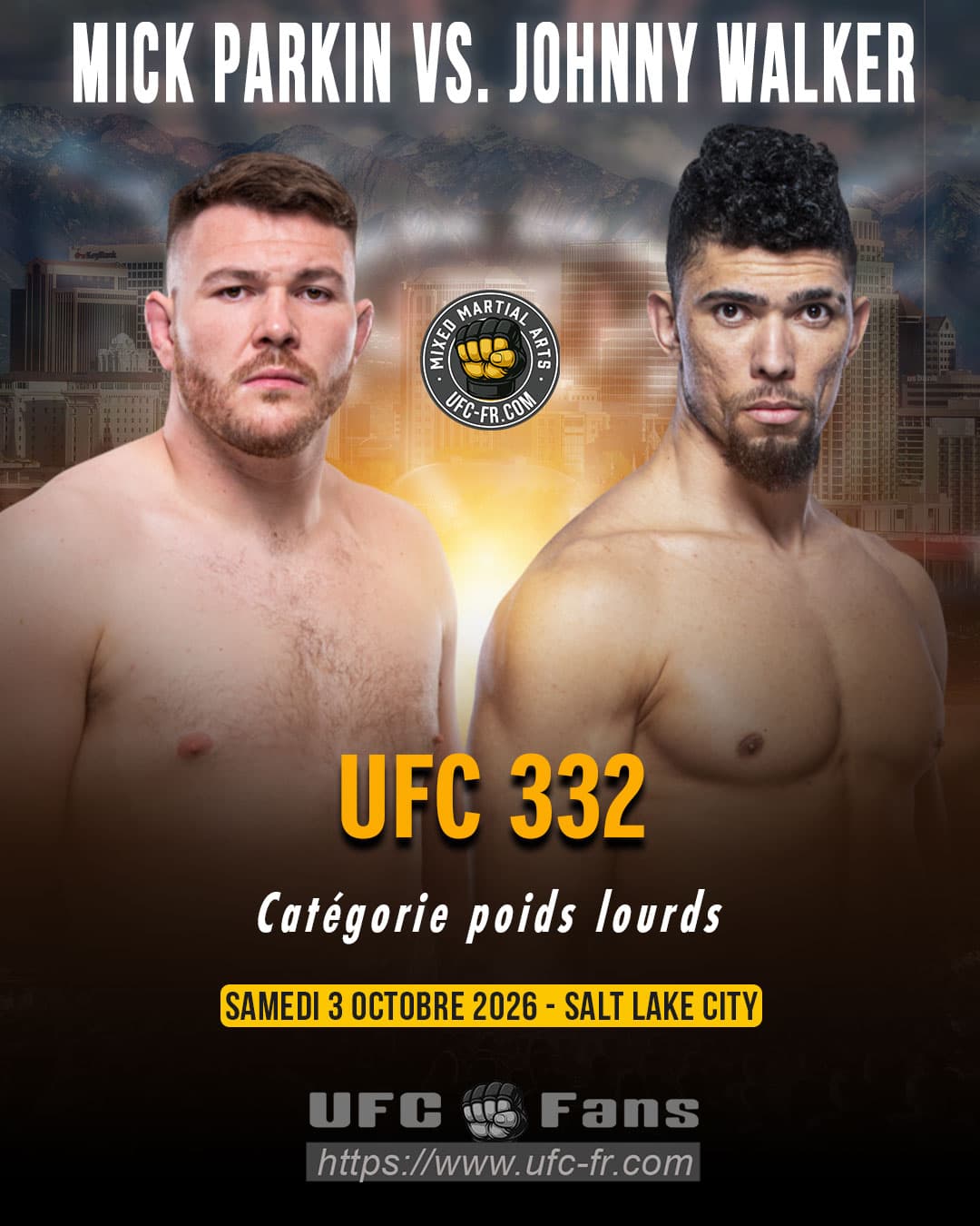 Titans s’affrontent : Walker vs Parkin, UFC 332, un choc explosif en poids lourds Titans s’affrontent : Walker vs Parkin, UFC 332, un choc explosif en poids lourds