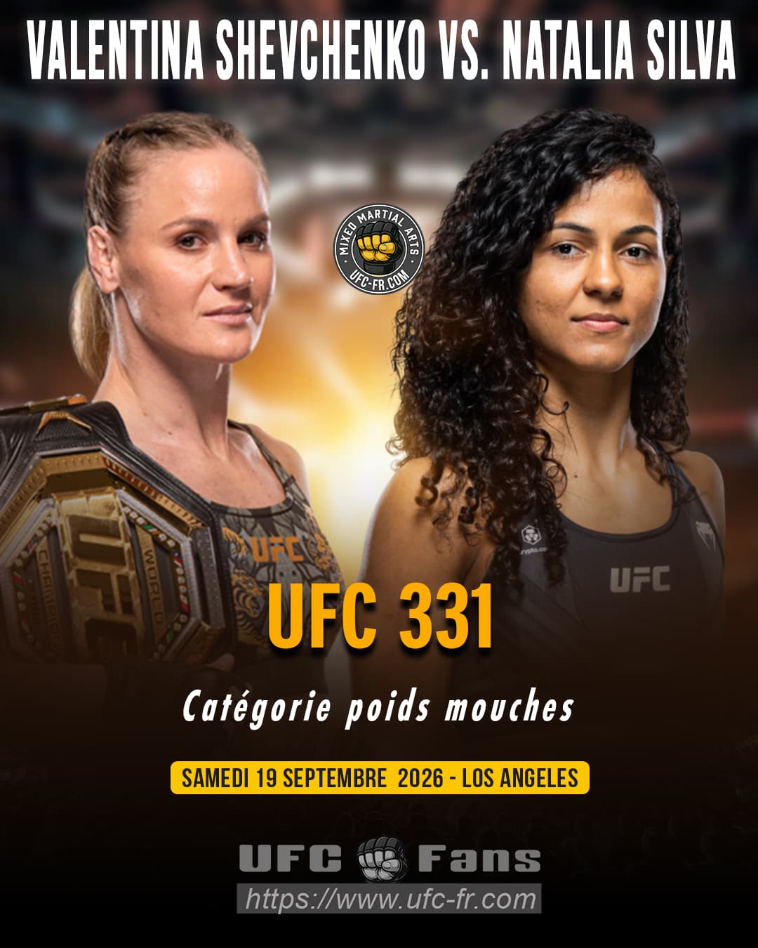 UFC 332 : Natália Silva défie Valentina Shevchenko pour le titre féminin poids-mouche UFC 332 : Natália Silva défie Valentina Shevchenko pour le titre féminin poids-mouche
