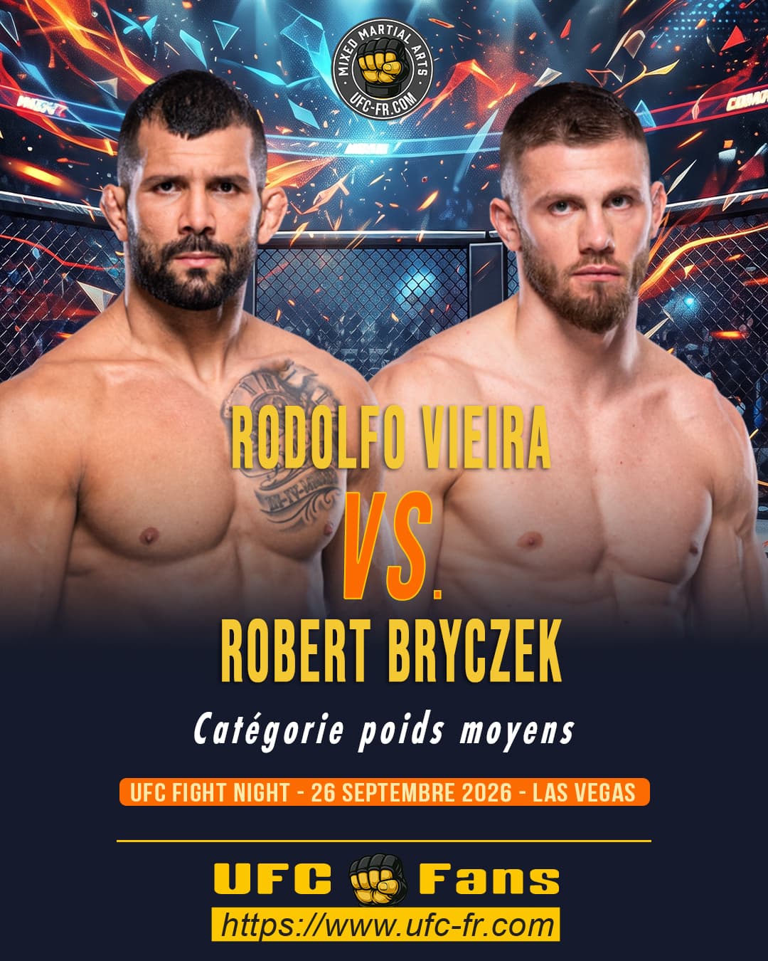 Rodolfo Vieira vs Robert Bryczek : Le combat de trop pour l'espoir brésilien en MMA ? Rodolfo Vieira vs Robert Bryczek : Le combat de trop pour l'espoir brésilien en MMA ?
