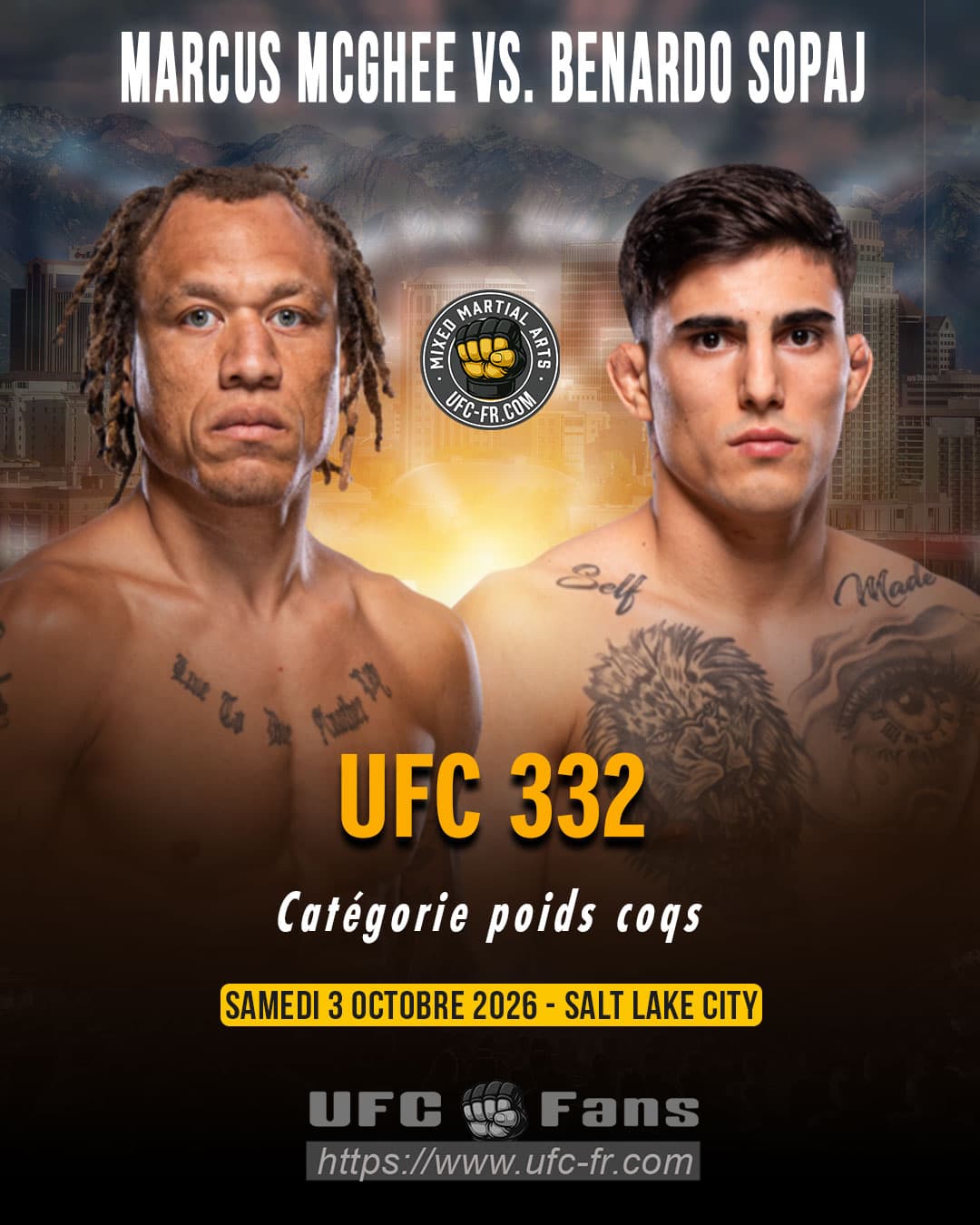 McGee s'affronte à l'UFC 332 : son dernier combat en feu, une légende en marche McGee s'affronte à l'UFC 332 : son dernier combat en feu, une légende en marche