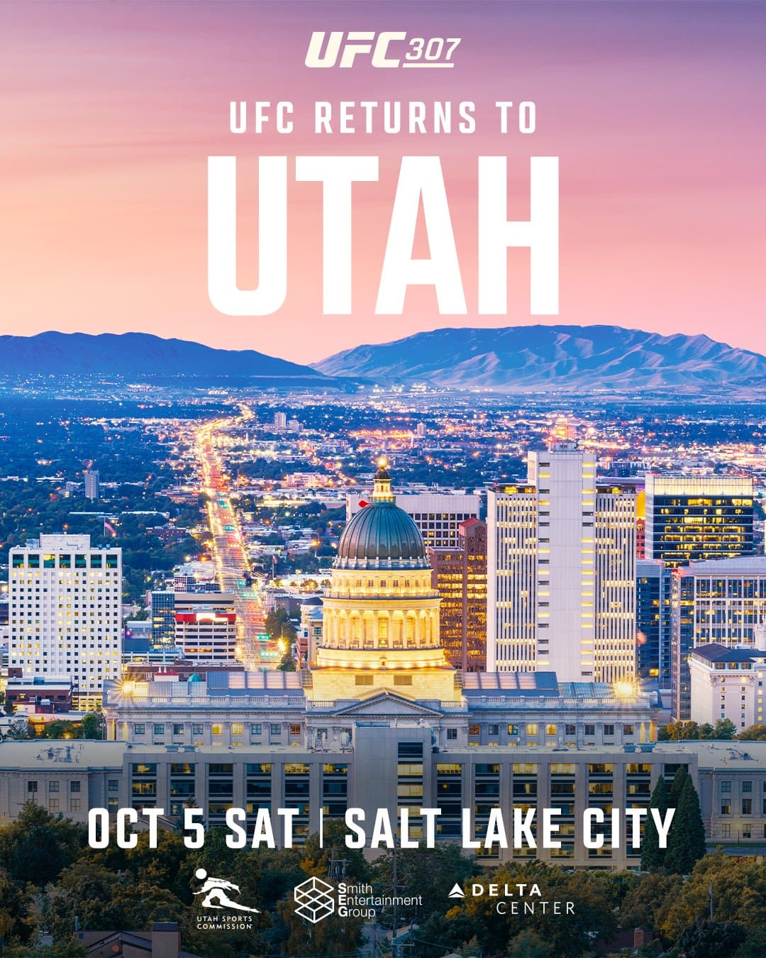 UFC 332 : Retour explosif à Salt Lake City en octobre 2024 ! UFC 332 : Retour explosif à Salt Lake City en octobre 2024 !